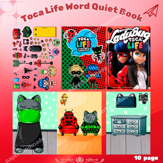 Toca Life Word Quiet Book