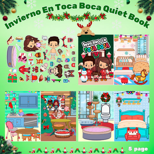 Invierno En Toca Boca Quiet Book