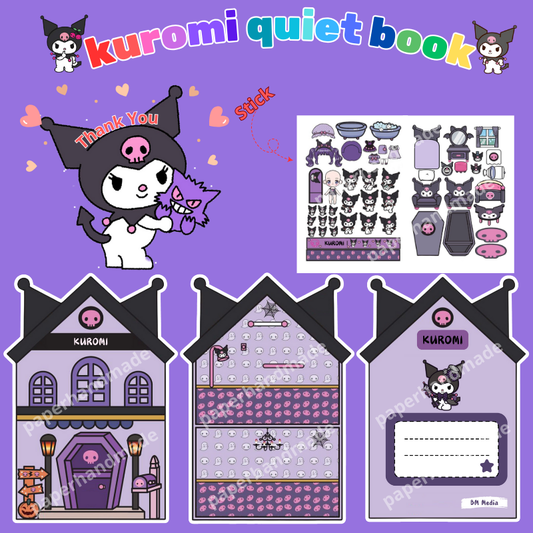 Kuromi Quiet Book Handmade (free)