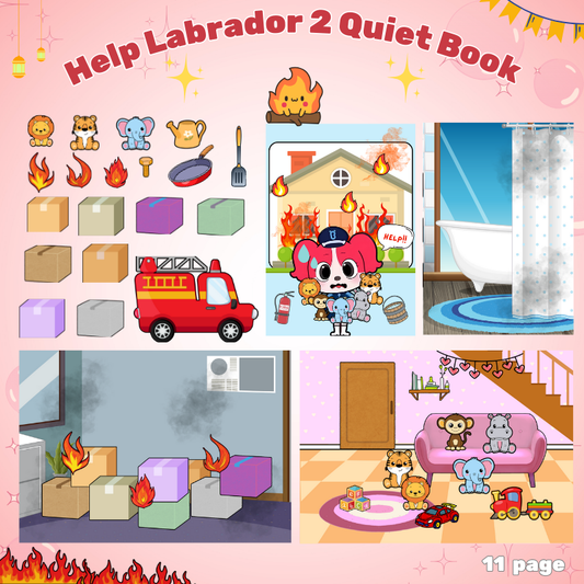 Help Labrador Part 2 Quiet Book